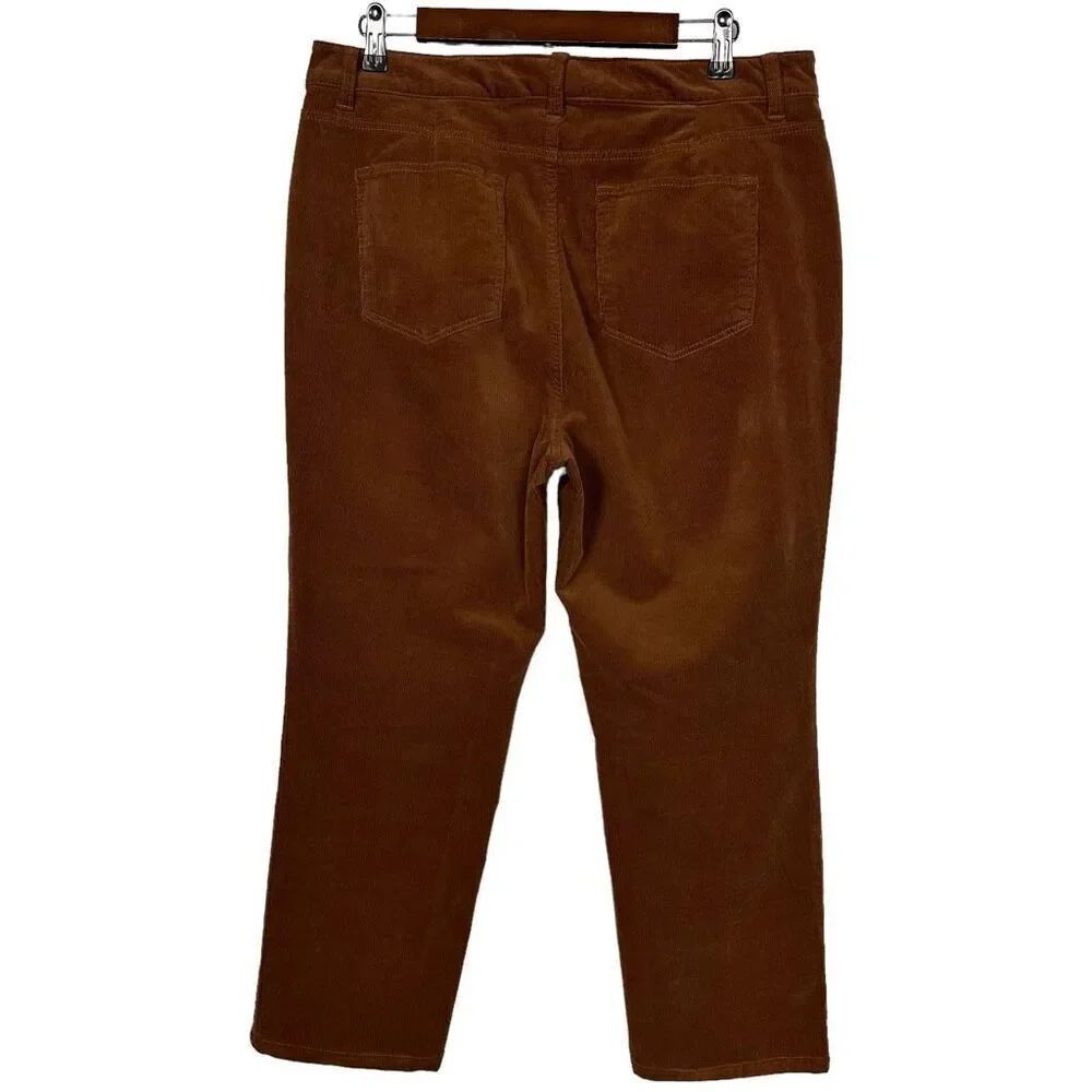 Talbots Petite Corduroy Straight Leg Pant size 16P with Alterations